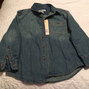 Boys new jean shirt